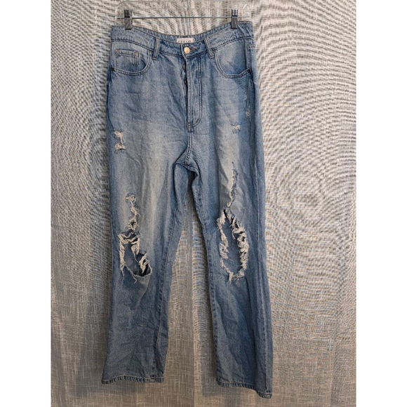 Women's‎ CELLO Jeans Size 9 Blue Distressed - Picture 1 of 10